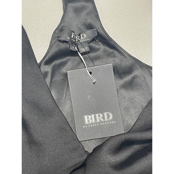 Bird
by Juicy Couture Hazel T-Back Dress Floral Printed Sleeveless Black Bone XS - Picture 15 of 16